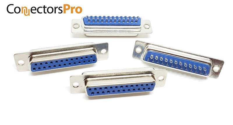 Connectors Pro Pc Accessories - Connectors Pro 25 PCS DB25 Female RS232 D-Sub 25 Pins Solder Type Connector, 25-Pack - Image 2